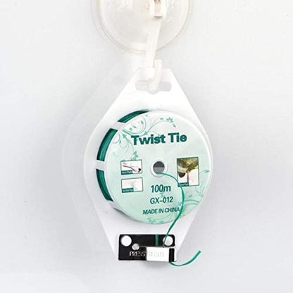 Twist Ties 328 ft (100 m) with Built-In Cutter