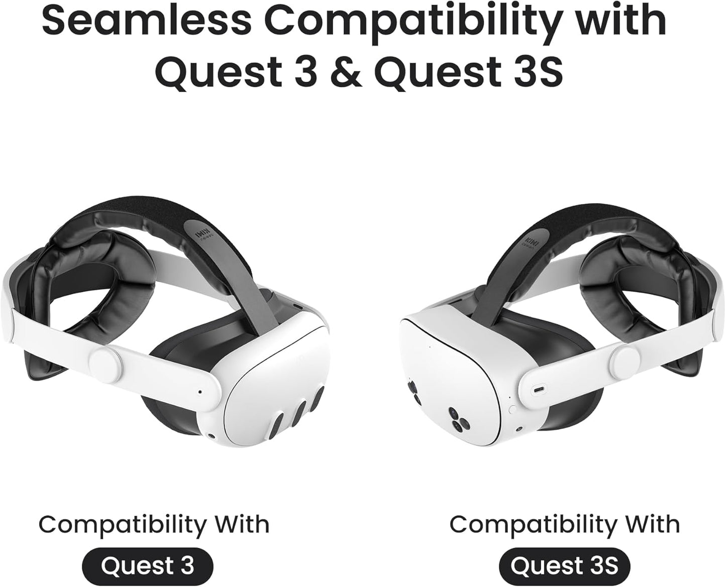 KIWI K4 Comfort Head Strap for Meta Quest 3 / Quest 3S VR Headset