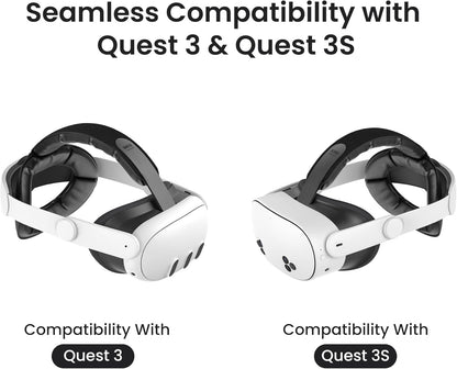 KIWI K4 Comfort Head Strap for Meta Quest 3 / Quest 3S VR Headset