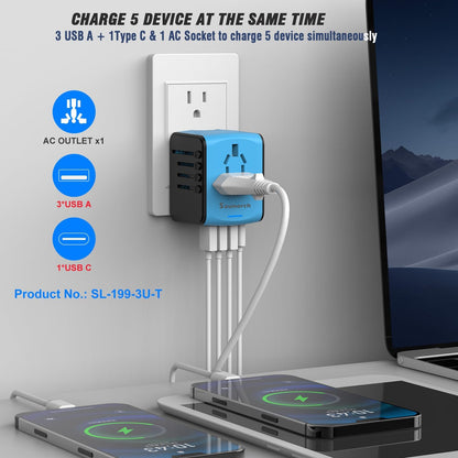 Universal International Travel Power Adapter