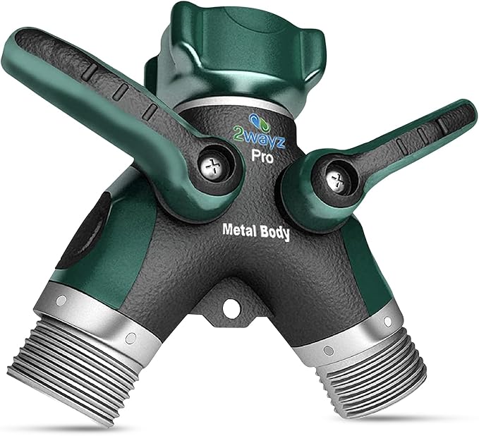 Reinforced metal hose splitter, secured 2020 version