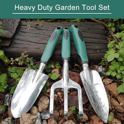 Trowels Cast-Aluminum Garden Hand Shovels with Non-Slip Rubber Grip | Inov-AE