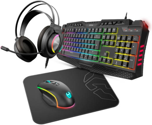 KROM Kritic Gaming Bundle RGB Gaming Kit