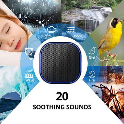 Magicteam White Noise Machine with 20 Non Looping Natural Soothing Sounds Memory