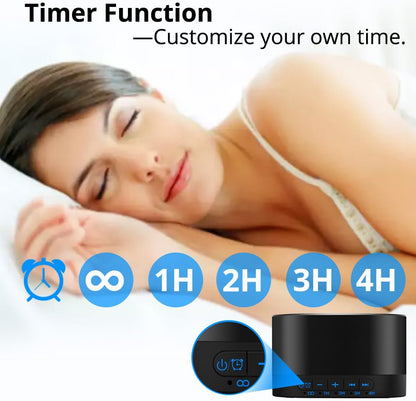 Magicteam White Noise Machine with 20 Non Looping Natural Soothing Sounds Memory