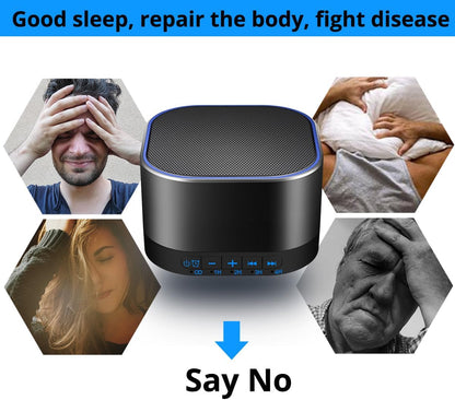 Magicteam White Noise Machine with 20 Non Looping Natural Soothing Sounds Memory