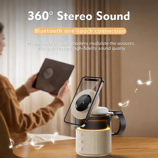 5-in-1 Magnetic Wireless Charging Station