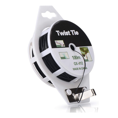 Twist Ties 328 ft (100 m) with Built-In Cutter