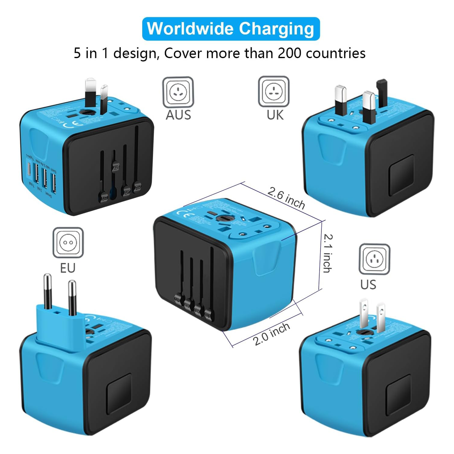 Universal International Travel Power Adapter