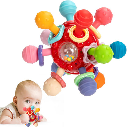 Baby Montessori Sensory Toys for 0-6 6-12 Months, Baby Teether Teething Toys