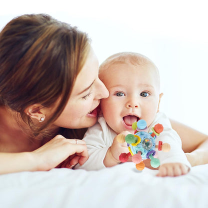 Baby Montessori Sensory Toys for 0-6 6-12 Months, Baby Teether Teething Toys